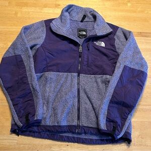 The North Face Jacket Adult XS Purple Outdoors Hiking Fleece Logo Denali Womens